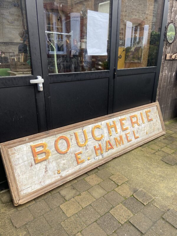 Enseigne Boucherie ancienne