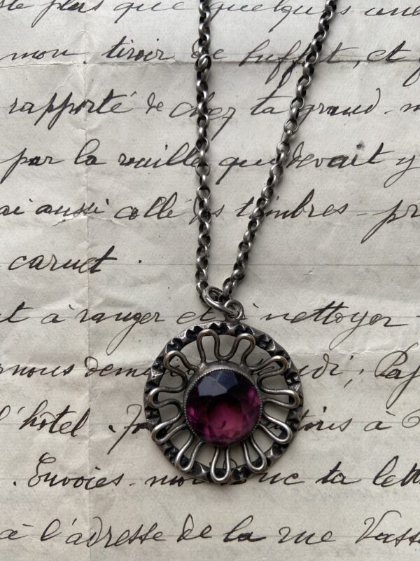 Pendentif vintage en argent