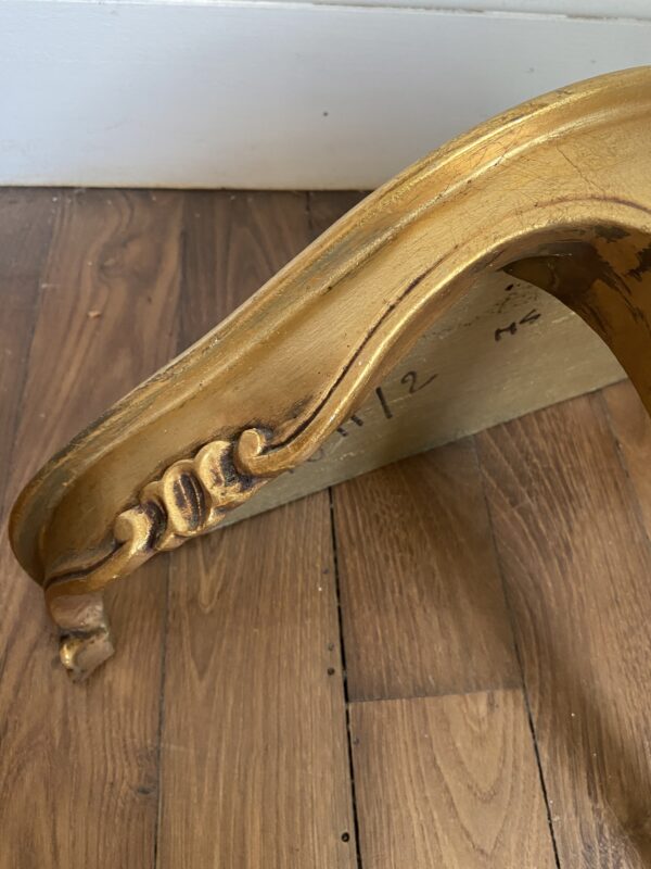 Console en bois doré vintage – Image 2
