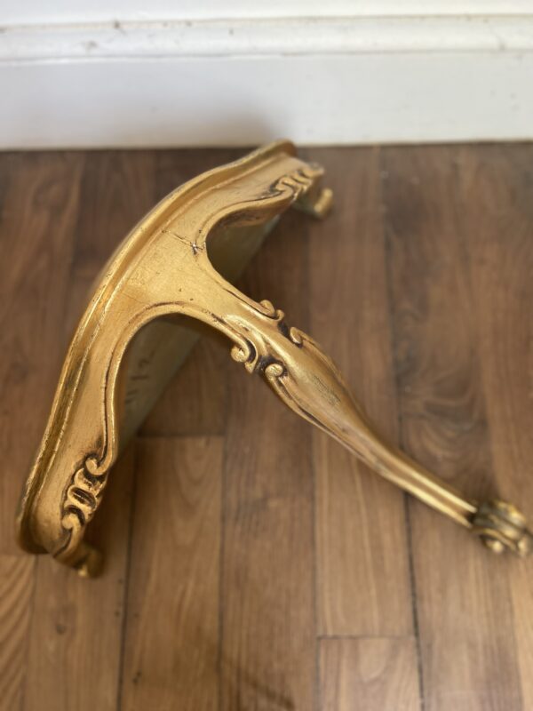 Console en bois doré vintage – Image 3