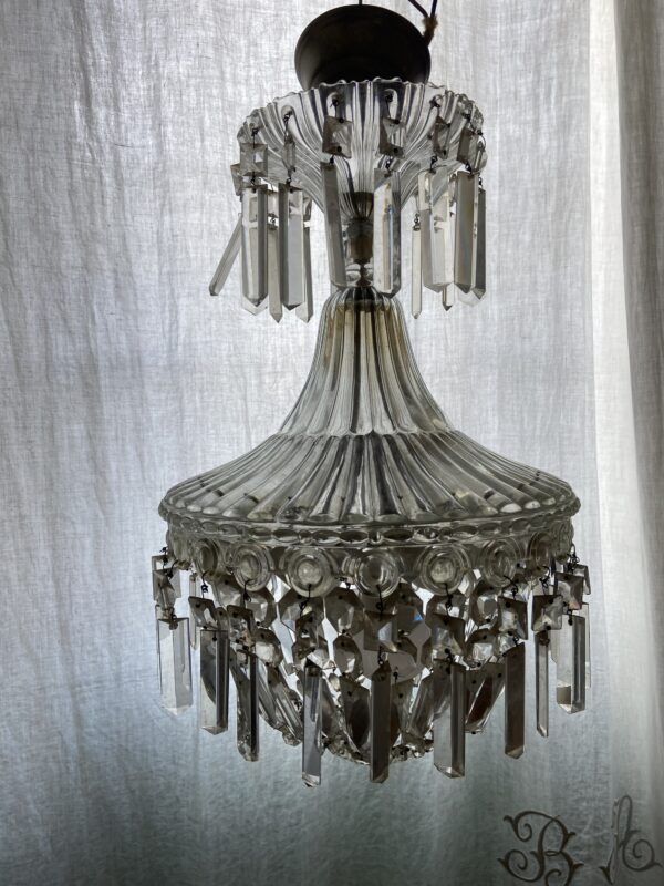 Lustre à pampilles ancien