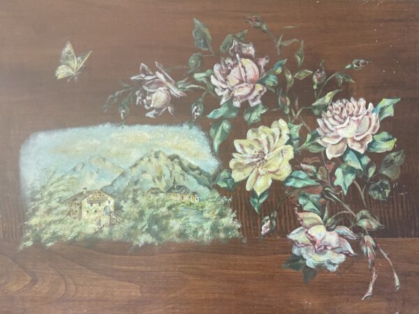 Nature morte, huile sur bois
