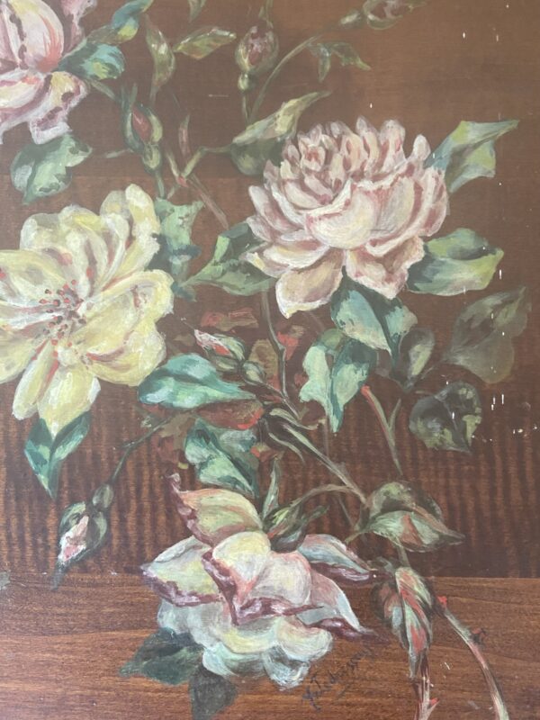 Nature morte, huile sur bois – Image 2
