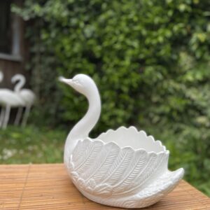 Cygne porte plante vintage