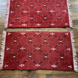 Paire de tapis marocains vintage