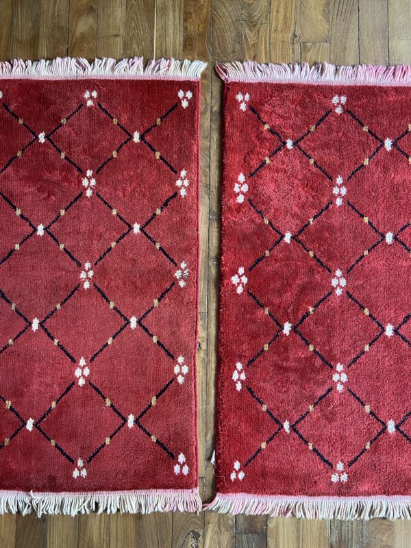 Paire de tapis marocains vintage – Image 2