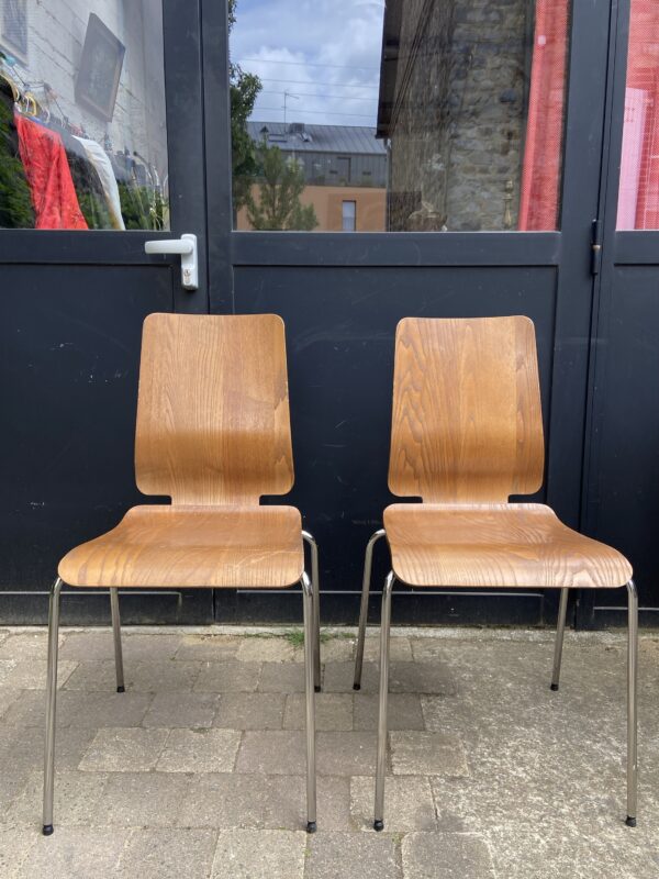Paire de chaises IKEA vintage