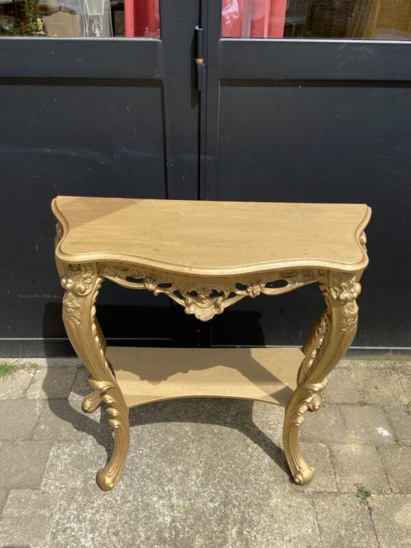 Console dorée de style baroque – Image 2