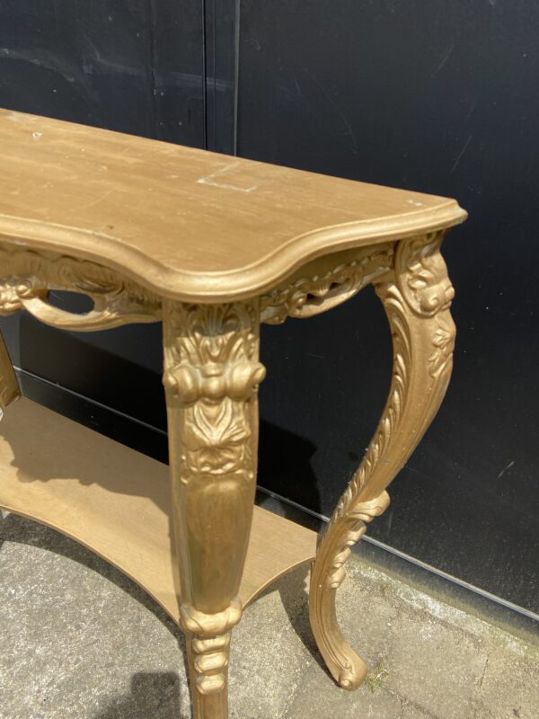 Console dorée de style baroque – Image 3
