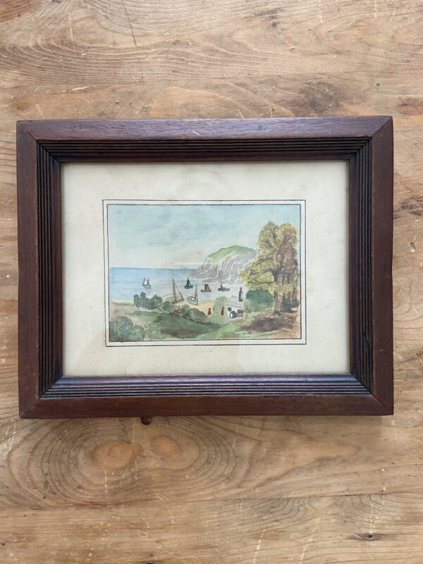 Marine, aquarelle ancienne – Image 4