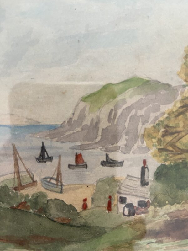 Marine, aquarelle ancienne – Image 3