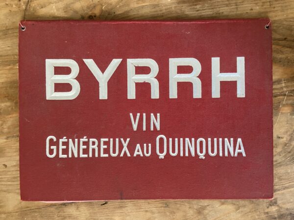 Porte menu Byrrh