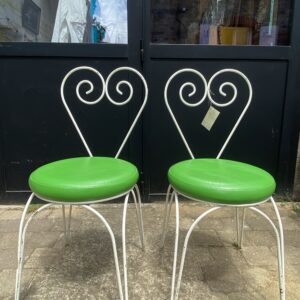 Paire de chaises vintage