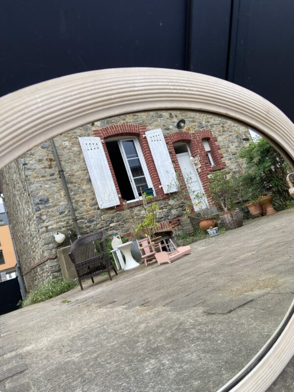 Miroir ovale Art Deco – Image 3