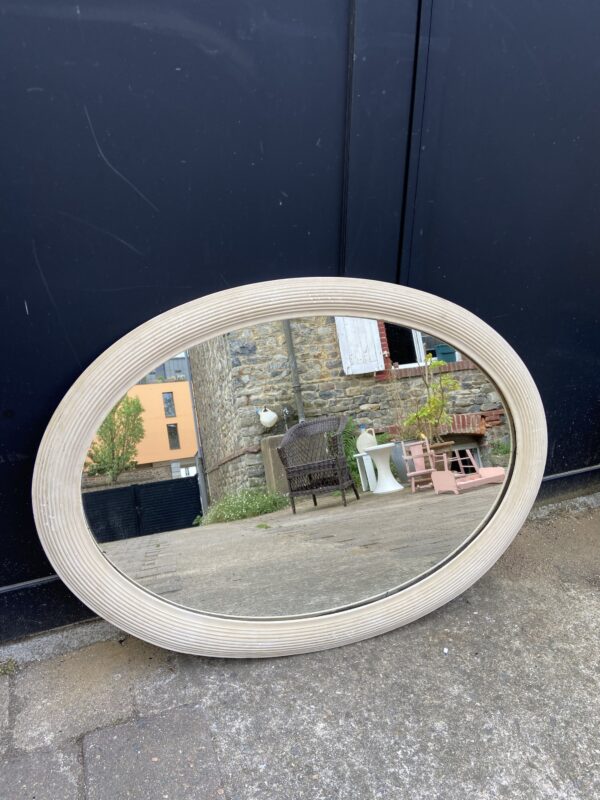 Miroir ovale Art Deco – Image 2