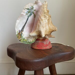 Lampe veilleuse coquillage vintage