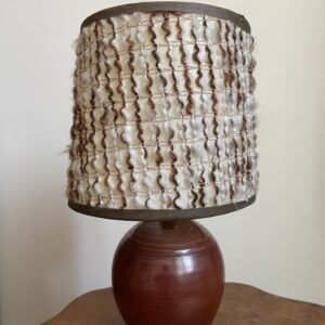 Lampe en grès vintage