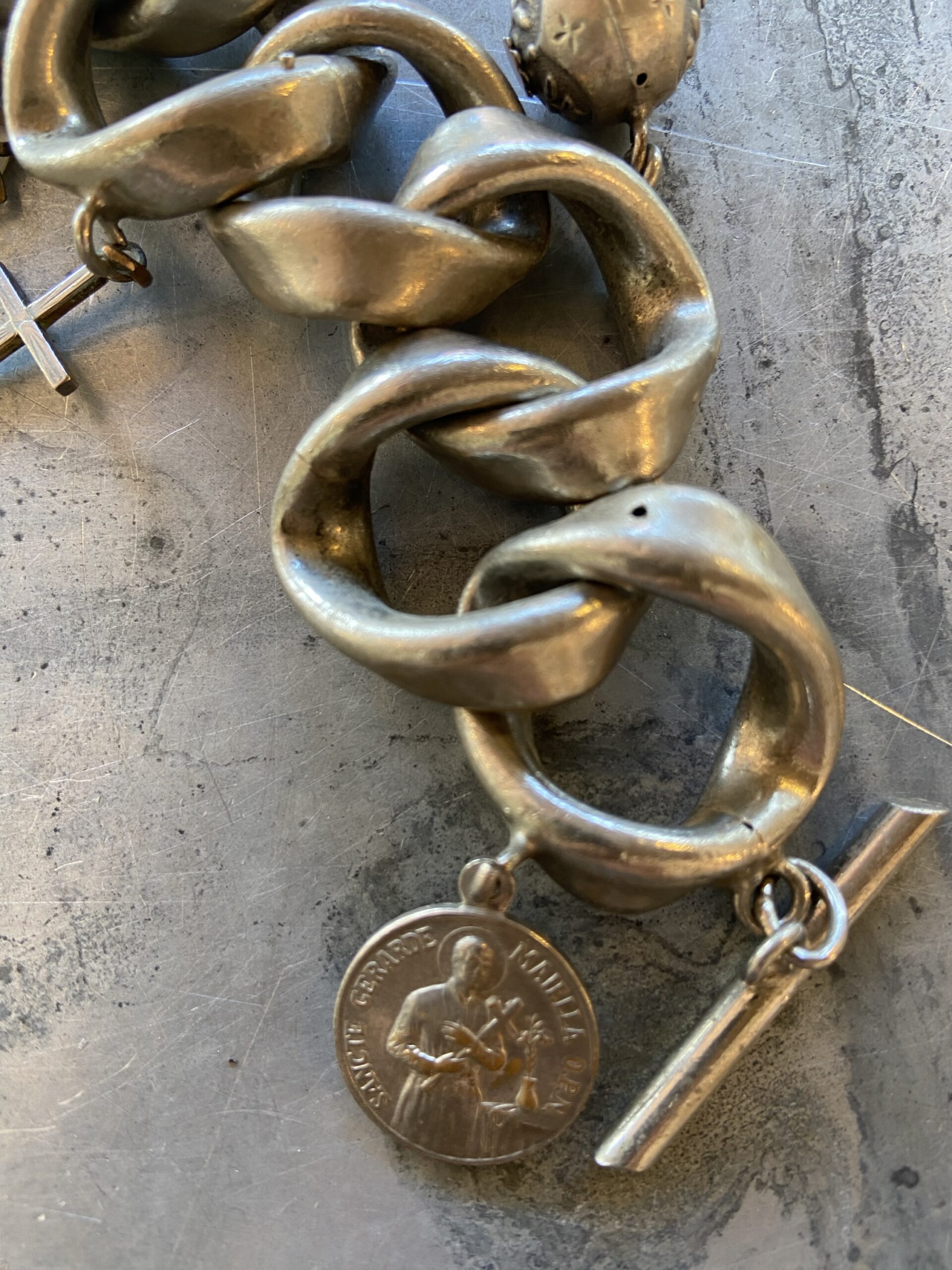 Gourmette à breloques vintage – Image 4