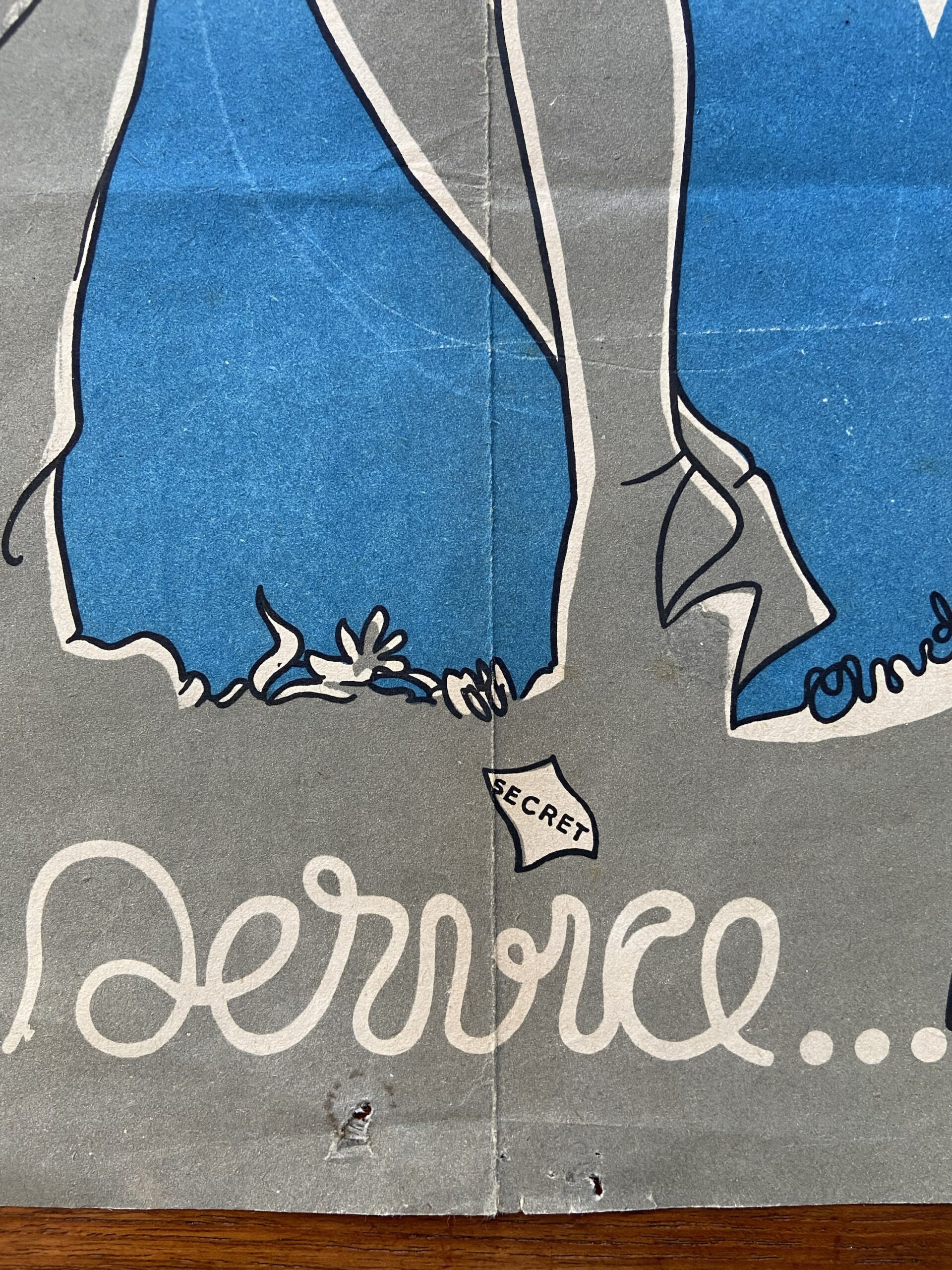 Affiche vintage « À l’heure des confidences » – Image 3