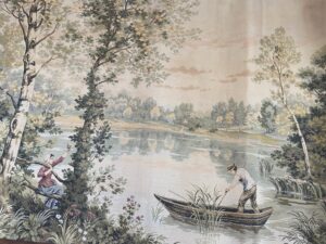 Tapisserie ancienne d’après Corot