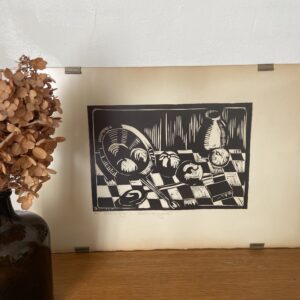 Nature morte, lithographie