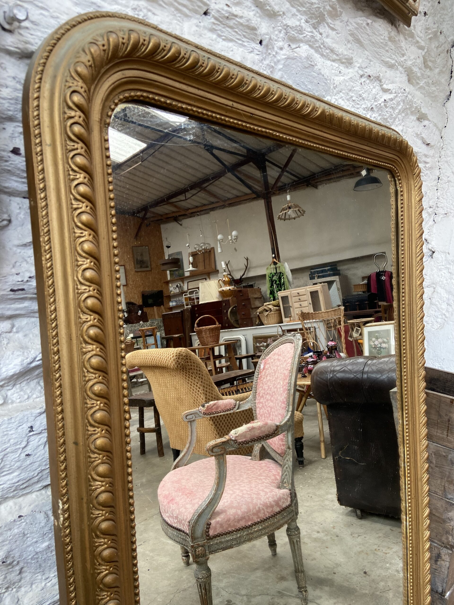 Miroir ancien Louis Philippe – Image 3