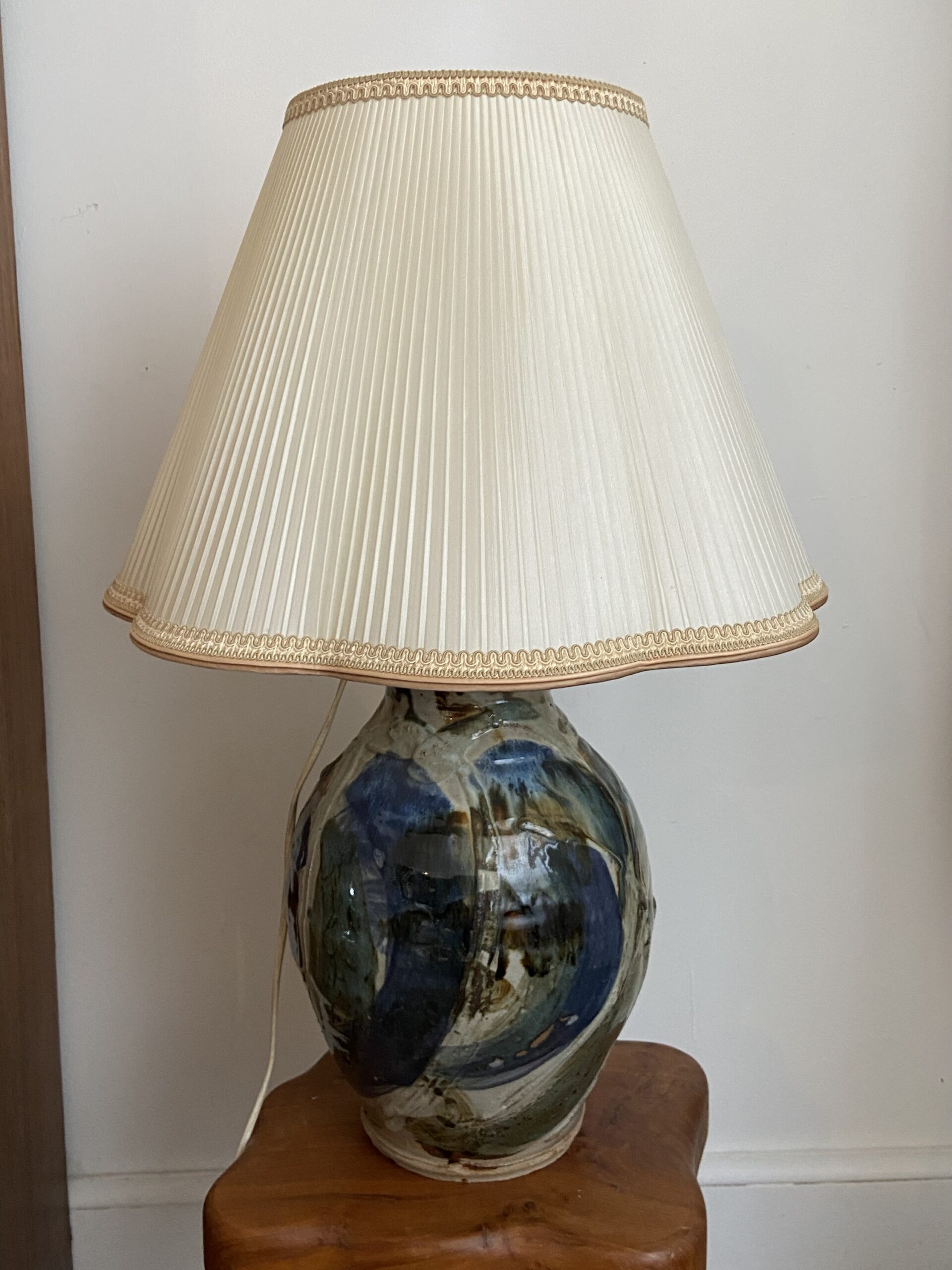 Lampe en céramique vintage