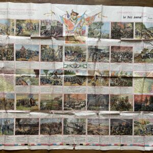 Affiche le petit journal, éphémérides illustrées