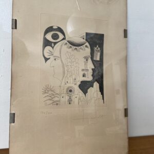 Lithographie numérotée, années 50-60