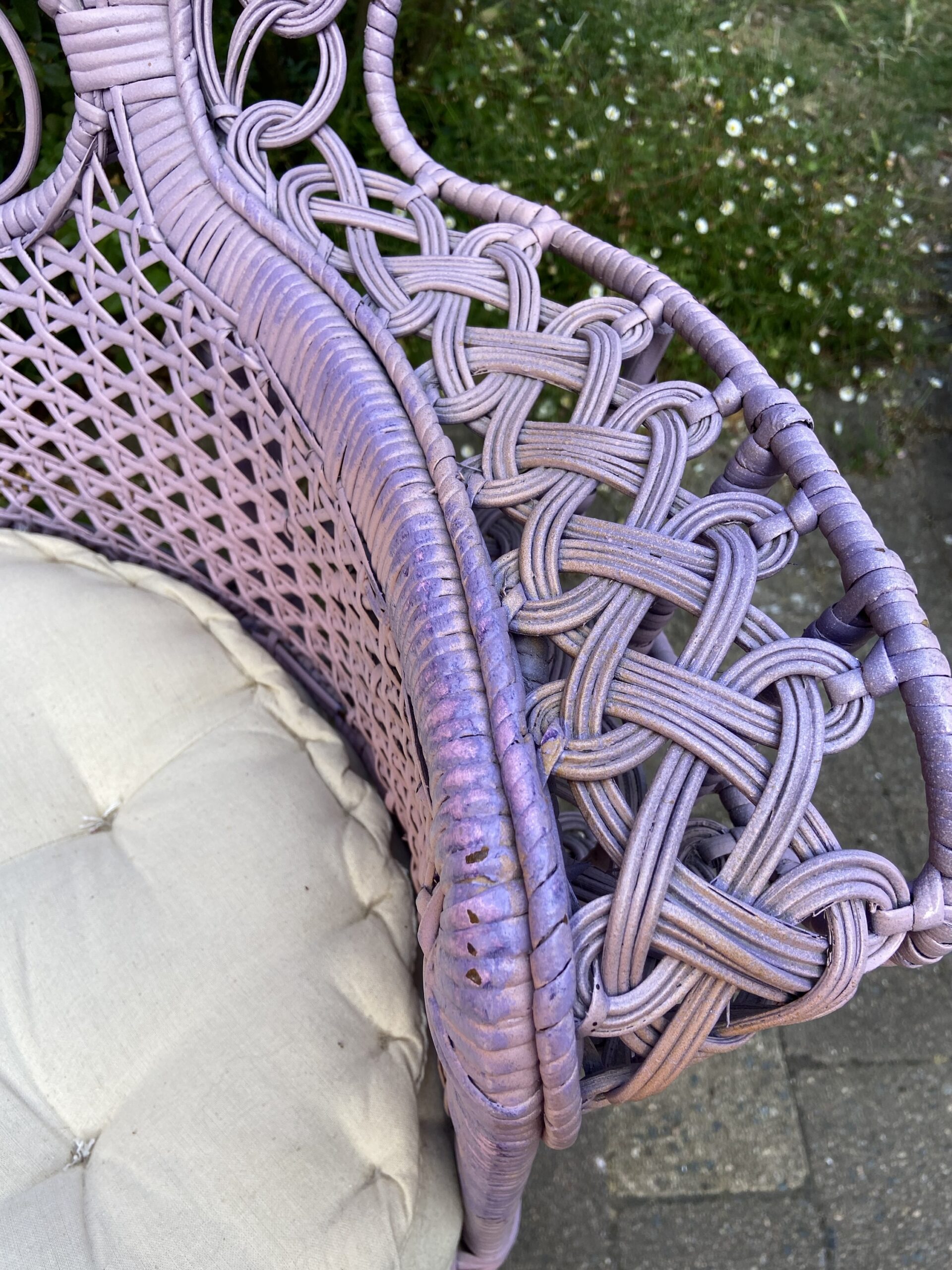 Fauteuil Emmanuelle vintage – Image 5