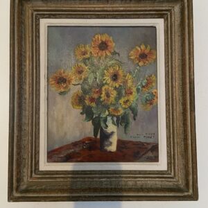 Tournesols, huile sur toile, vers 1950